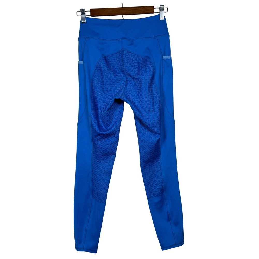 Dover Saddlery Riding Tights M Blue Full Seat Silicone Grip 26 Waist Runs Small